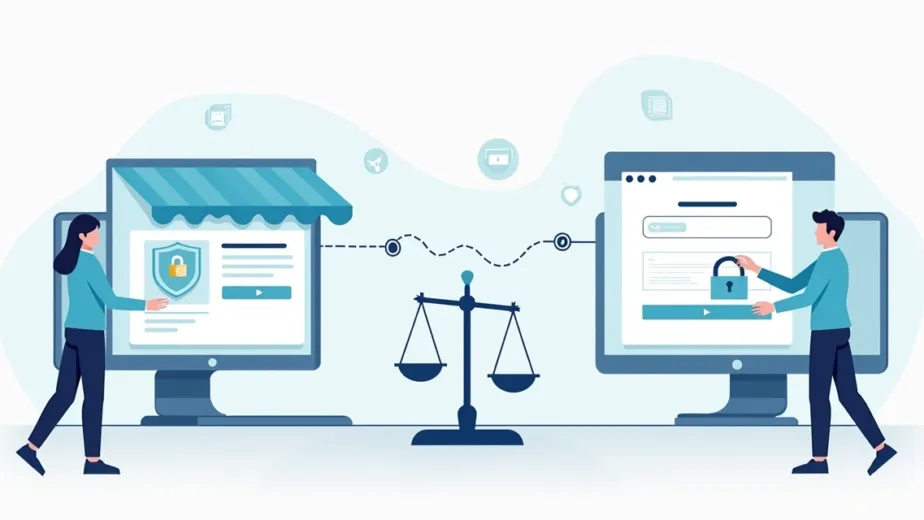 Comparação visual entre checkout transparente e checkout redirect em loja virtual
