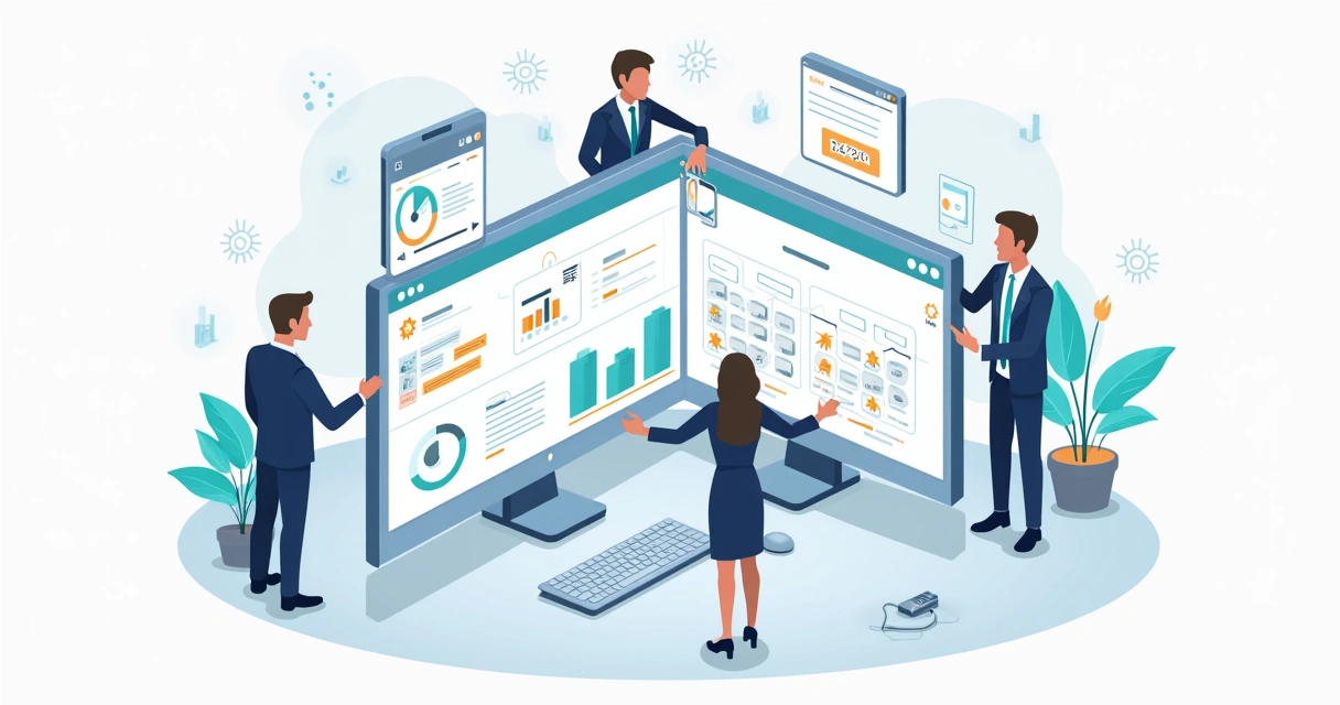 Dashboard com arquitetura de site e métricas SEO de e-commerce em destaque